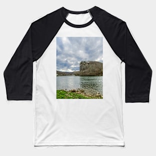 A Castle In The Distance Baseball T-Shirt